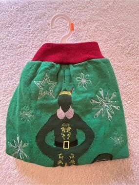 Medium Elf Pet Sweater